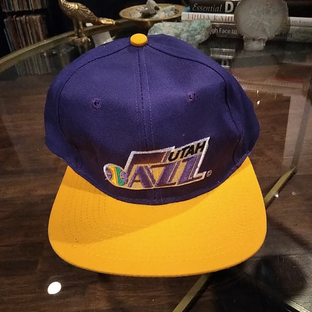Vintage Utah Jazz NBA Snapback Hat 90S AJD
